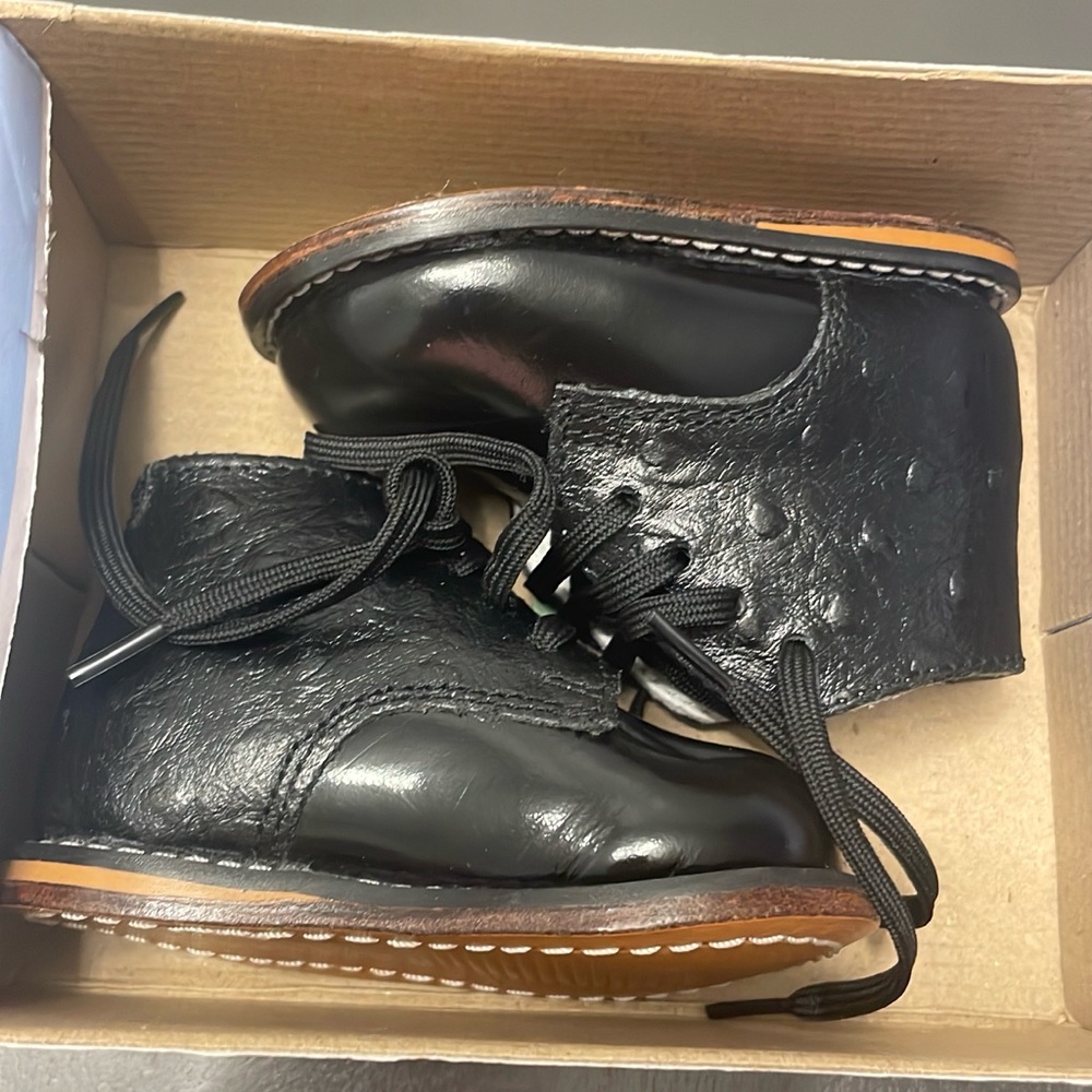 Black Leather Men's Shoes